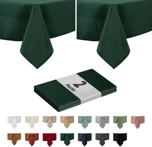 Miniatura 57 de maxmill - Mantel cuadrado de textura sluby, resistente a las manchas, impermeable, resistente a las arrugas, mantel de tela lavable suave, mantel