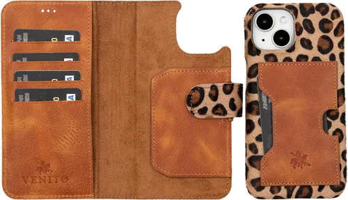 Miniatura 73 de Venito Florence - Funda de piel compatible con Samsung Galaxy S9, extra segura con bloqueo RFID, cartera desmontable para teléfono (gris decolorado)
