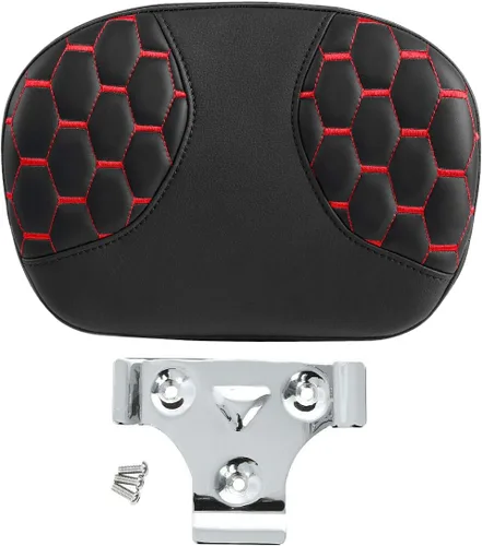 Miniatura 12 de Asiento de conductor, pasajero y piloto - SLMOTO Asiento de motocicleta de una pieza para 2 personas, compatible con Harley Touring Road King CVO