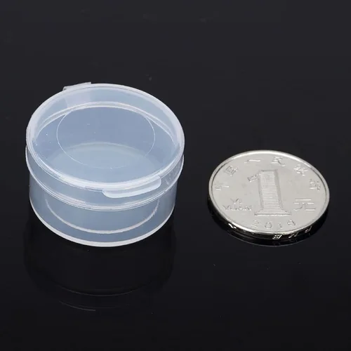 Miniatura 4 de 50 tarros de plástico para cosméticos de 0.18 oz/0.2 fl oz, estuche transparente con tapas a presión, portátil, almacenamiento de viajes, muestras