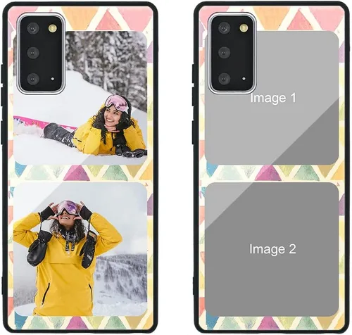 Miniatura 30 de Funda de teléfono personalizada para Samsung Galaxy S22+ / S22 Plus 5G, funda de TPU suave de vidrio templado antiarañazos personalizada con foto