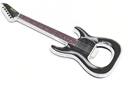 Miniatura 11 de 1 pieza/set abridor de botellas abridor de botellas de cerveza abridor de botellas con forma de guitarra regalo de guitarra accesorios de cocina Rojo