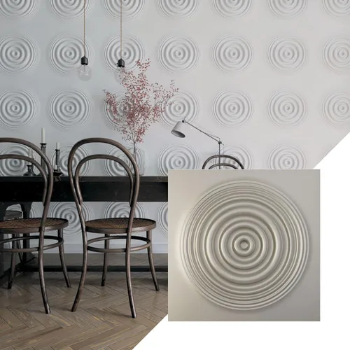 Miniatura 30 de Ekena Millwork 19 5/8 pulgadas de ancho x 19 5/8 pulgadas de alto, Shallow EnduraWall Panel decorativo de pared 3D, carbón