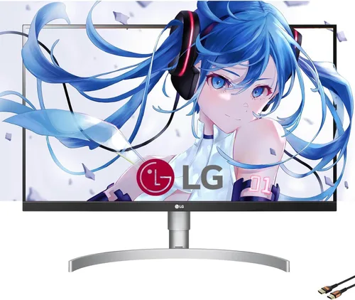 LG Monitor de computadora de 27 pulgadas UHD (3840 x 2160), USB tipo C, HDR 400, DCI-P3 95%, altavoz incorporado, 60Hz, 5ms, HDMI, DisplayPort, AMD
