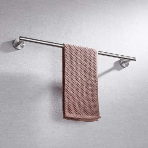 Miniatura 25 de Miyili Toallero de cocina pequeño de 9 pulgadas, de acero inoxidable, para gabinete, barra de toalla de mano, barra de toalla, barra redonda