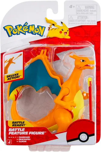 PoKéMoN - Figura de batalla de 4.5 pulgadas, Charizard