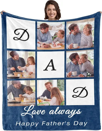 Miniatura 10 de WSYEAR Regalos de Navidad para mamá de parte de la hija, regalos para mujeres Best Mom Ever, manta con texto en inglés "I Love You Mother