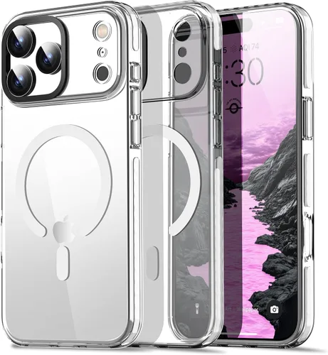 Miniatura 222 de AICase Funda protectora para iPhone 16 compatible con iPhone 16, delgada, ligera, transparente [no amarillenta] Diseño vibrante