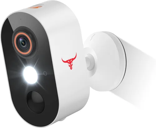 Cámara de seguridad inalámbrica de 1080p con detección humana de IA, visión nocturna, conversación de 2 vías, almacenamiento en la nube, WiFi de