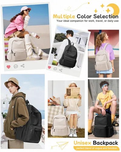 Miniatura 7 de Mochila para escuela, mochila de escuela secundaria para adolescentes, niñas y niños, Grande negro, Classic