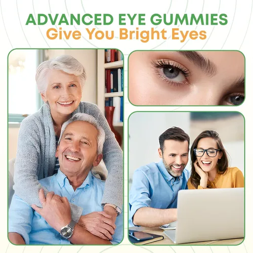 Miniatura 3 de Gomitas de luteína de 25 mg, suplementos de luteína y zeaxantina sin azúcar, suplemento de salud ocular para adultos, vitaminas oculares luteína