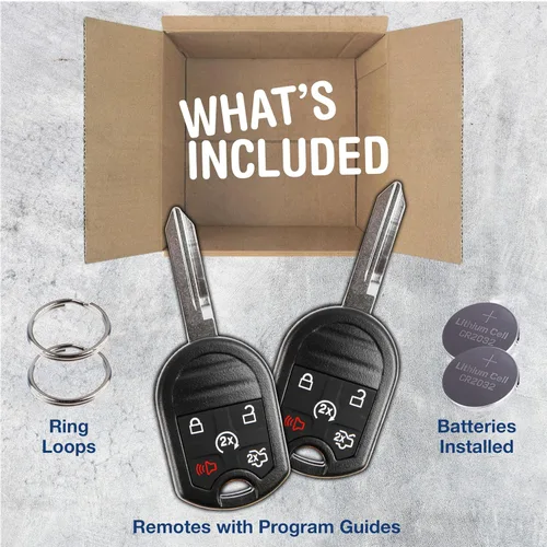 Miniatura 3 de KeylessOption, entrada sin llave, llave de arranque de control remoto para auto, sin codificar, arranque remoto para CWTWB1U793 (paquete de 2).