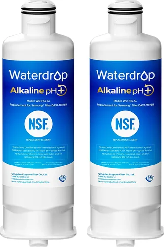Miniatura 13 de Waterdrop DA97-17376B Reemplazo para Samsung® HAF-QIN/EXP, DA97-08006C, RF28R7201SR, RF28R7351SG, WD-F45, Filtro de agua para refrigerador, 4 Filtros