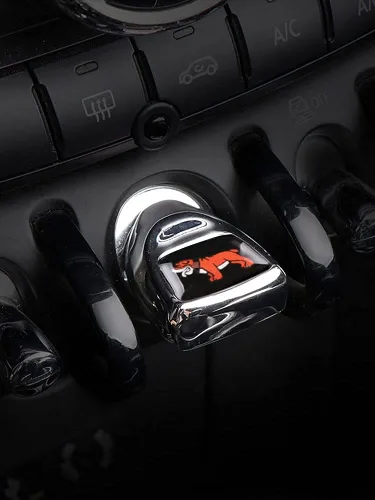 Miniatura 3 de Tapa metálica para el salpicadero del botón de arranque del motor, para Mini Cooper F54 F55 F56 F57 F60 2014+ (Bulldog)