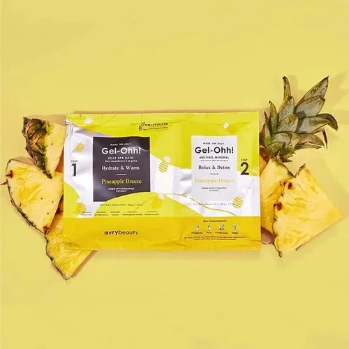 Miniatura 2 de AvryBeauty Gel-Ohh! Jelly Spa Bath Pineapple Breeze 1 paquete