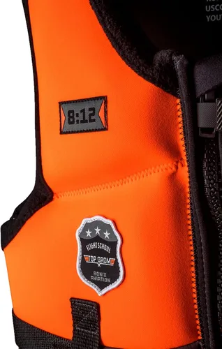 Miniatura 5 de RONIX Boy's Top Grom CGA Life Vest Durable Soft Comfortable Floaty Swimming Life Jacket for Kids with Plush Inner & Back Supportive Foam