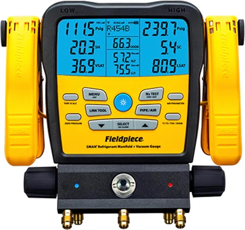 Miniatura 3 de Fieldpiece SM380V SMAN colectores de admisión, negro