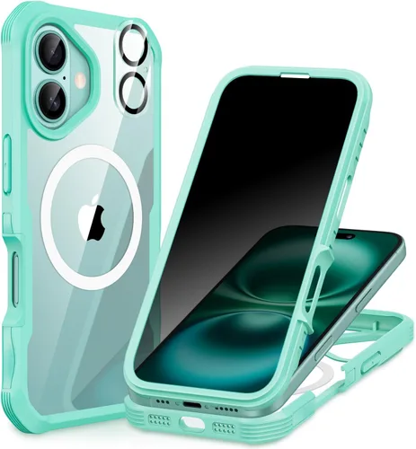 Miniatura 40 de CENHUFO Funda de privacidad para iPhone 11 Pro, funda de cuerpo completo con protector de pantalla de privacidad de vidrio templado 9H integrado