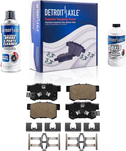 Miniatura 141 de Detroit Axle - Pastillas de freno de cerámica delanteras Reemplazo de pinza de freno derecha para Dodge Ram 1500 Dakota, Ram 1500 Classic - Juego