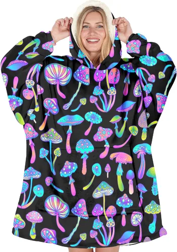 Miniatura 16 de Warmstorey Manta con Capucha Portátil para Mamá Esposa La Mejor Sudadera de Todos los Tiempos - Regalo de Navidad del Esposo Hija Aniversario