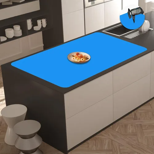 Miniatura 42 de Tapete de silicona súper grande, 120 x 24 pulgadas, tapete de silicona para encimera de cocina, tapete antideslizante resistente al calor, tapete