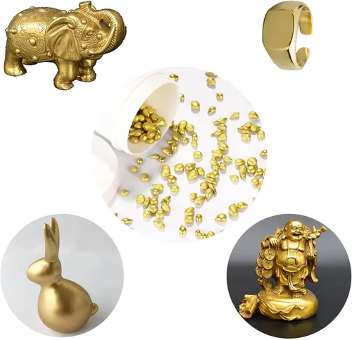 Miniatura 3 de Aleación de cobre para joyería de oro: aleación de fundición de cobre resistente a la corrosión, anillos, collares, colgantes y cualquier otro metal