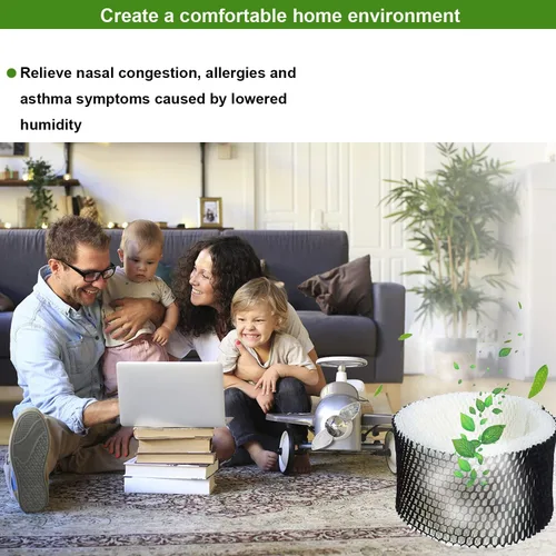 Miniatura 6 de Paquete de 8 filtros de absorción de humidificador compatibles con filtro de repuesto Holmes humidificador HWF62 y HWF62CS, filtro A