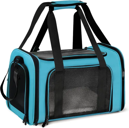 Miniatura 11 de Transportador Henkelion para Gatos y Perros Portador de Mascotas para Gatos / Perros Pequeños / Medianos Cachorros (Hasta 15lbs), Portador de Perros