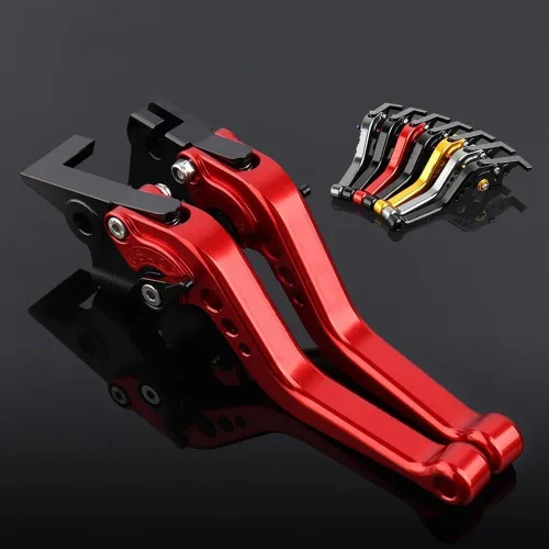 Miniatura 2 de Clutch Brake Lever Set For FZ8 For Fz 8 For FZ-8 2010 2011 2012 2013 2014 2015 2016 2017 2018 Adjustable Motorcycle Short Brake Clutch Levers(ALL