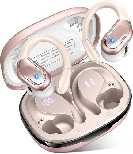 Miniatura 11 de Auricular Inalámbrico, Auriculares Bluetooth 5.4 de 75Hrs IP7 Impermeables para Deporte, Auriculares Inalámbricos para Correr con ENC Cancelación