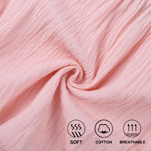 Miniatura 18 de UTTPLL Bloomers para bebés niñas y niños pequeños con volantes para pañales recién nacidos, algodón y lino, lindos pantalones cortos sueltos harén