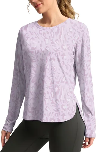 Miniatura 12 de Camisetas de sol para mujer, con protección ultravioleta FPU 50+, manga larga, ligera, de secado rápido, para entrenamiento, senderismo, para mujer