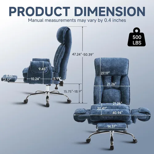 Miniatura 2 de Criss Cross Office Chair, Cloud Desk Computer Chair with 5-Position Adjustable Armrests & Headrest for Pets & Cross Legged Sitting, Executive Gaming