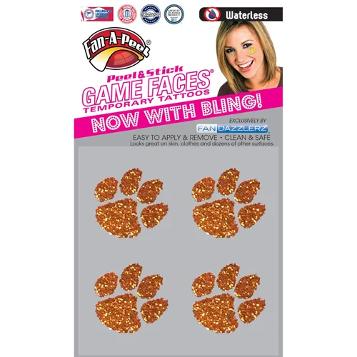 Miniatura 223 de Fan-A-Peel Tatuajes temporales sin agua del estado de Florida, hipoalergénicos, para despegar y pegar, tatuajes temporales impermeables, con Florida