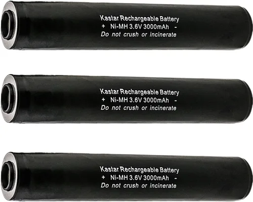 Miniatura 5 de Kastar Paquete de 2 baterías de repuesto Ni-MH 3.6V 3000mAh para Streamlight 75175, SL75175, 75300, 75303, 75304, ST75175, ST25170, Heiman 75175