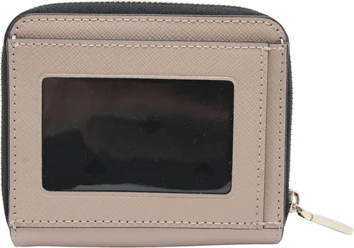 Miniatura 3 de Kate Spade Staci - Cartera pequeña con cremallera alrededor de color beige cálido, color negro, multicolor