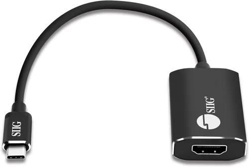 Miniatura 3 de SIIG CB-TC0C12-S1 Adaptador de cable USB tipo C a 4K HDMI - Compatible con Thunderbolt 3 - Convertidor macho a hembra - Diseño de enchufe reversible