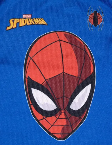 Miniatura 5 de Marvel Superheroes Avengers and Spider-Man - Juego de 2 piezas de camiseta y pantalones de malla activa de manga larga para niños, paquete de 2