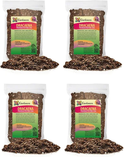 Miniatura 7 de GARDENERA Mezcla de suelo Dracaena de alta calidad, 3 cuartos de galón, mezcla para macetas formulada por expertos para árboles y arbustos Dracaena