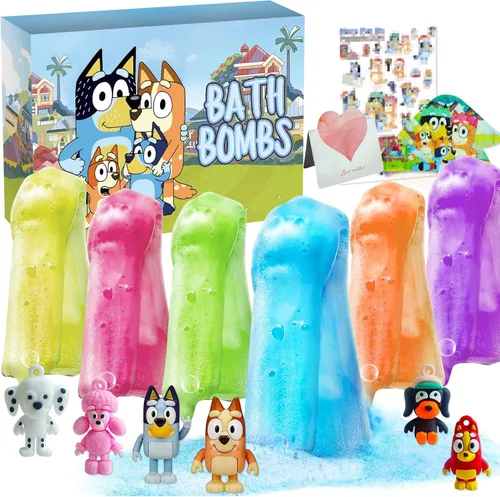 Miniatura 17 de Bombas de baño para niños: bombas de baño XXL con sorpresa en el interior, bombas de baño orgánicas ricas en aceites esenciales naturales, juego