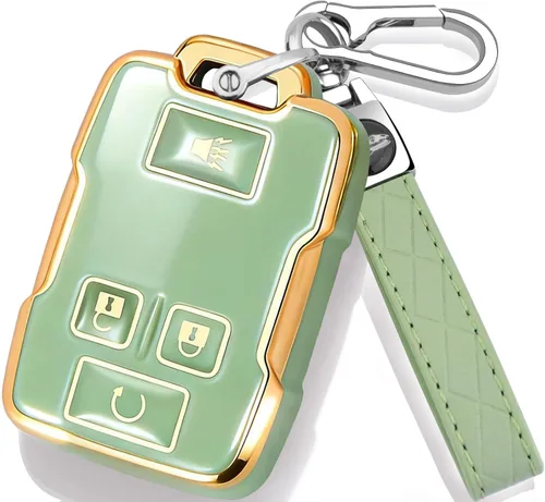 Miniatura 19 de XIYANG TRADE funda para llavero de Chevy con llavero, carcasa de llave de TPU con protección completa compatible con llave remota GMC Chevy Colorado