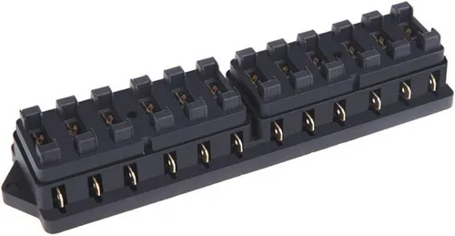 Miniatura 3 de Etopars Coche Vehículo Auto Caja de Fusibles de 12 Vías Circuito Estándar Cuchilla ATO Bloque Portafusibles 12V 24V
