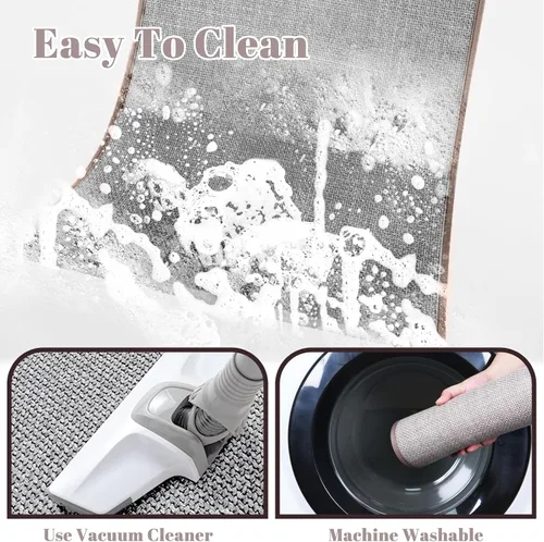 Miniatura 6 de Alfombras de baño, tapetes de baño para baño antideslizantes lavables, secado rápido, absorción de agua, se ajustan debajo de la puerta, ultra