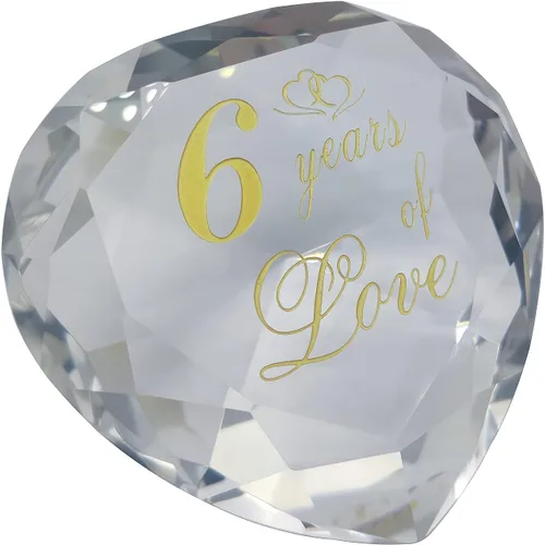 Miniatura 15 de Regalos de cristal de aniversario de 1 año para ella y él, primera boda para marido, esposa, novio o novia, regalo de aniversario de un año