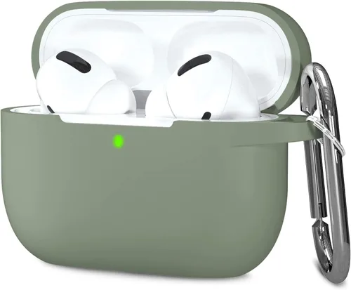 Miniatura 19 de Funda de silicona con iluminación nocturna para AirPods Pro, Hamile con llavero para Apple Airpod Pro 1ª/2ª generación 2019 2022, para mujeres