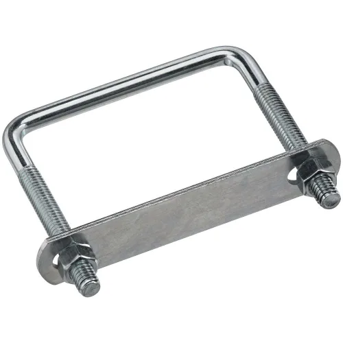 National Hardware N244-996 2192BC Tamaño de Madera Cuadrado U Perno Zinc plateado, 3/8" x 3-5/8" x 4"