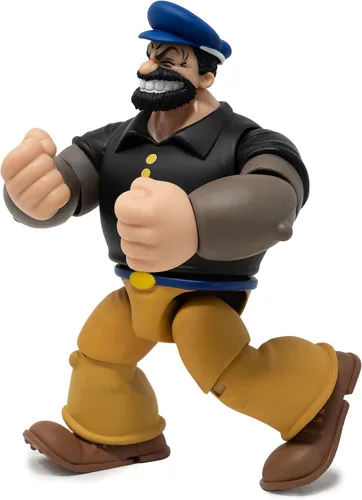 Miniatura 8 de Boss Fight Studio Bluto Popeye The Sailor Man Classics Wave 1 Figura de acción coleccionable – Figura altamente articulada con accesorios que