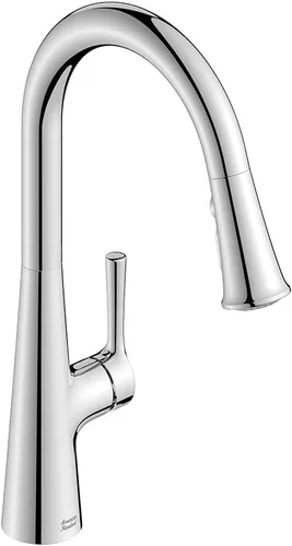 American Standard 7441300.002 Southport Grifo de cocina desplegable con pulverizador, 1.8 GPM, grifos de cocina con pulverizador extraíble, cromado