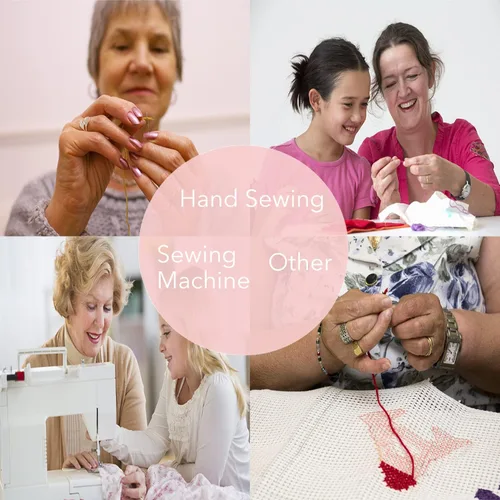 Miniatura 5 de Entreadores de agujas, paquete de 20 herramientas universales de costura de plástico para coser a mano y a máquina, bordado y costura