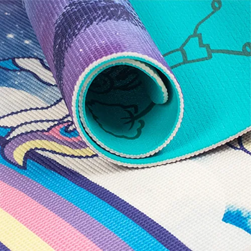Miniatura 7 de Myga Childrens Yoga Mat,Eco-Friendly Printed Yoga, Exercise and Fitness Mat for Kids,Features 8 Yoga Poses on the Reverse,Non-Slip, Extra Grip and